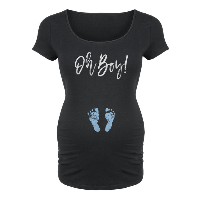 Oh Boy! - Maternity Short Sleeve T-Shirt