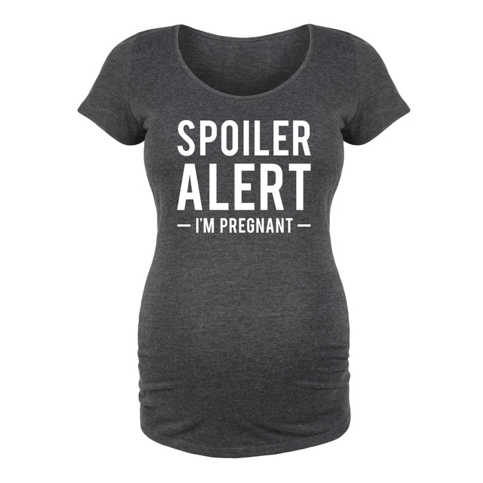 Spoiler Alert I'm Pregnant - Maternity Short Sleeve T-Shirt