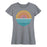 Round Striped Sun Ocean - Women's Short Sleeve T-Shirt