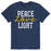 Peace Love Light - Men's Short Sleeve Graphic T-Shirt
