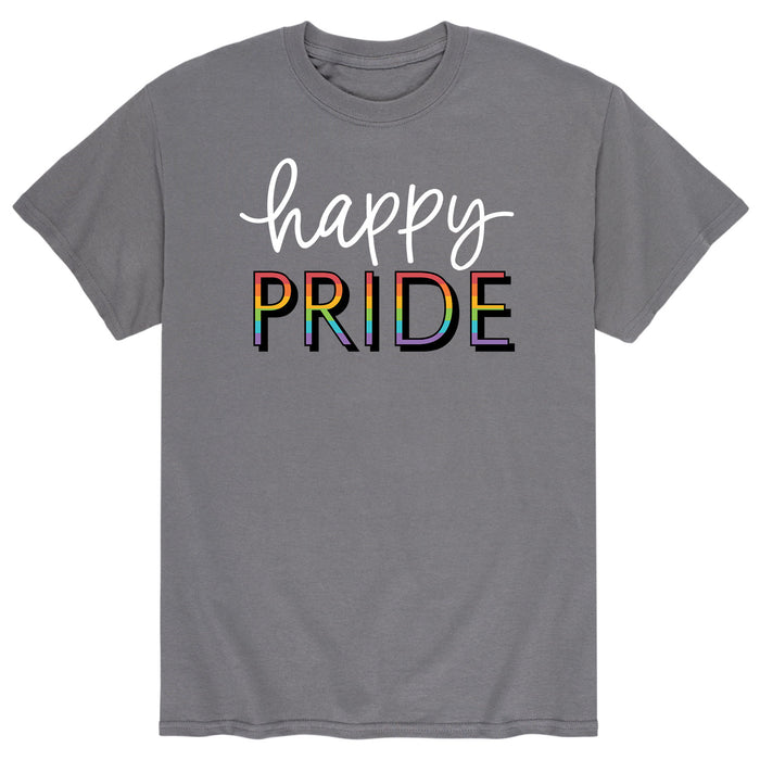 Happy Pride - Men's Short Sleeve Graphic T-Shirt