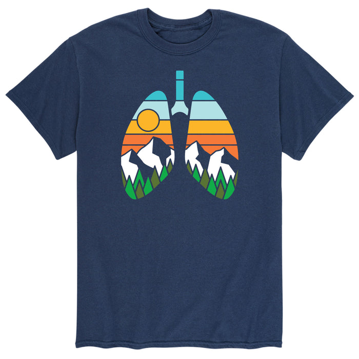 Fresh Air Lungs - Men's Short Sleeve T-Shirt