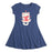 Cat Hugging Heart - Toddler & Youth Fit & Flare Dress