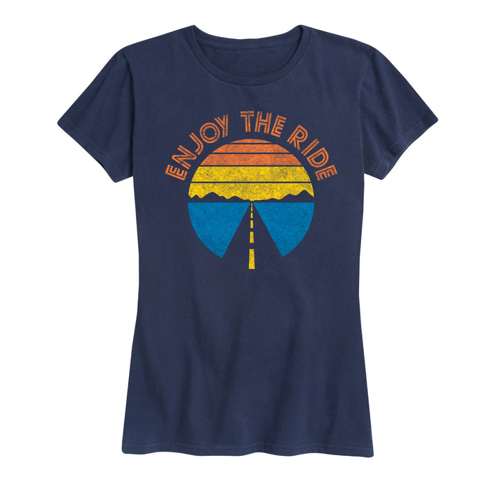 Enjoy The Ride, Road Sunset - Women's Short Sleeve T-Shirt