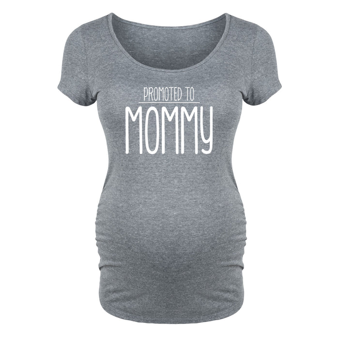 Promoted To Mommy - Maternity Short Sleeve T-Shirt