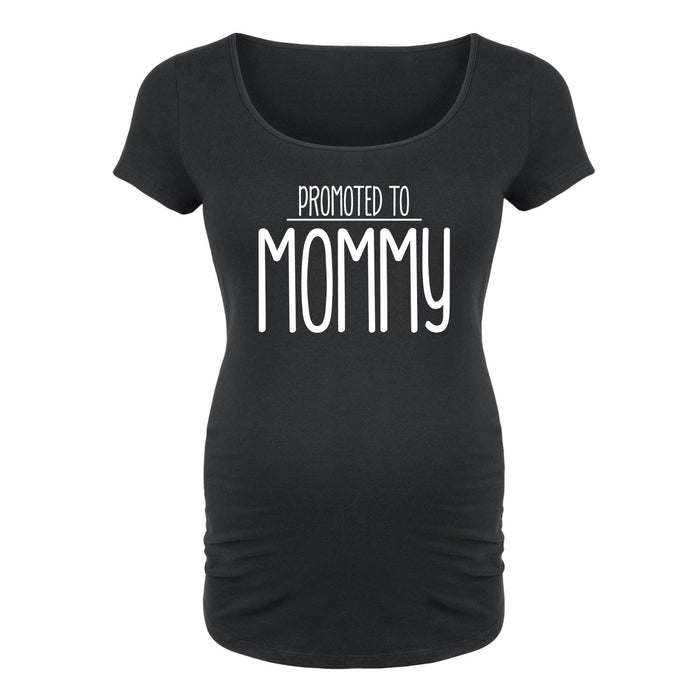 Promoted To Mommy - Maternity Short Sleeve T-Shirt