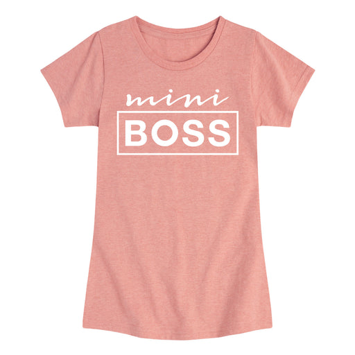 Boss Mini - Youth & Toddler Girls Short Sleeve T-Shirt