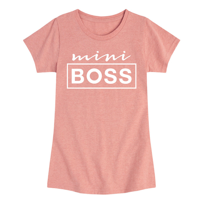 Boss Mini - Youth & Toddler Girls Short Sleeve T-Shirt
