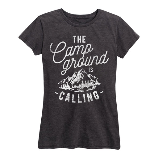 The Campground Is Calling - Women's Short Sleeve T-Shirt