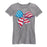 American Bow Flag Red White and Blue Women's Short Sleeve T-Shirt
