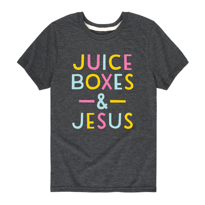 Juice Boxes And Jesus - Youth & Toddler Short Sleeve T-Shirt