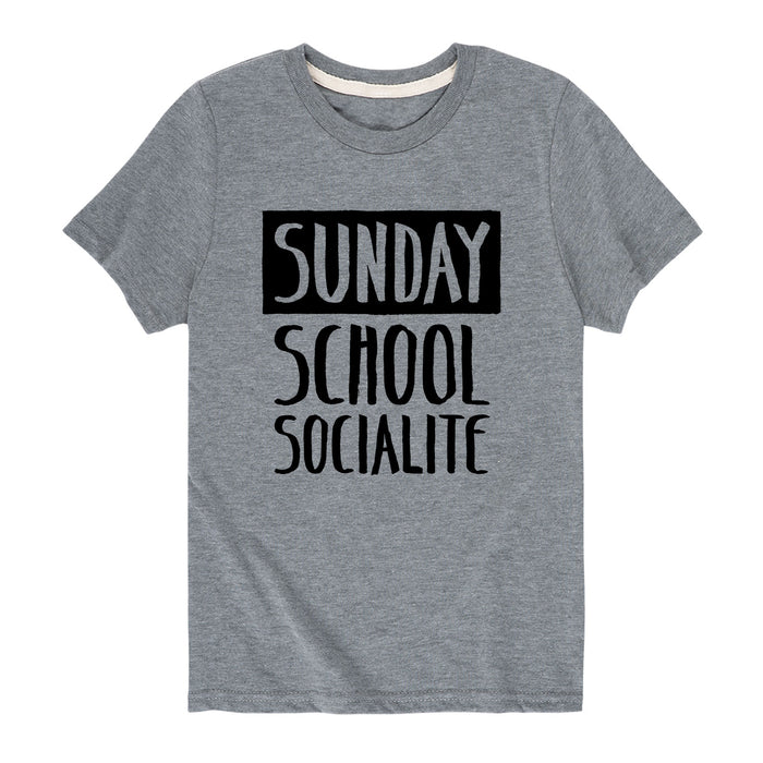 Sunday School Socialite - Youth & Toddler Short Sleeve T-Shirt