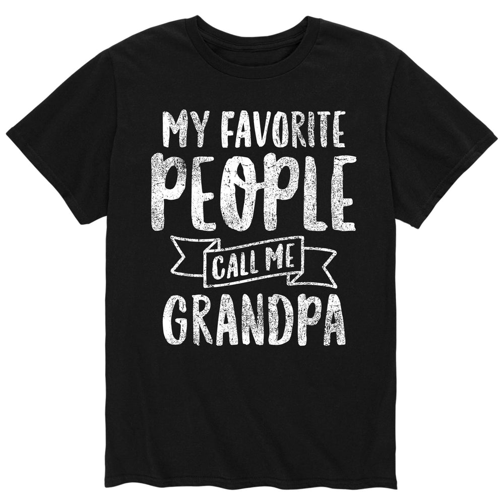 My Favorite People Call Me Grandpa - Men's Short Sleeve T-Shirt