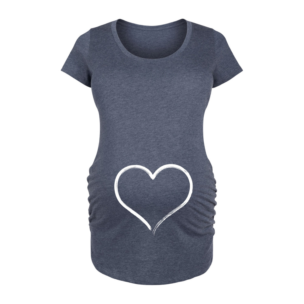 Heart Belly  - Maternity Short Sleeve T-Shirt