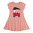 Toy Car and Tree - Youth & Toddler Girl Fit and Flare Dress