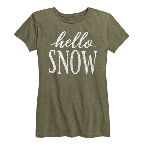 Hello Snow - Women's Short Sleeve T-Shirt