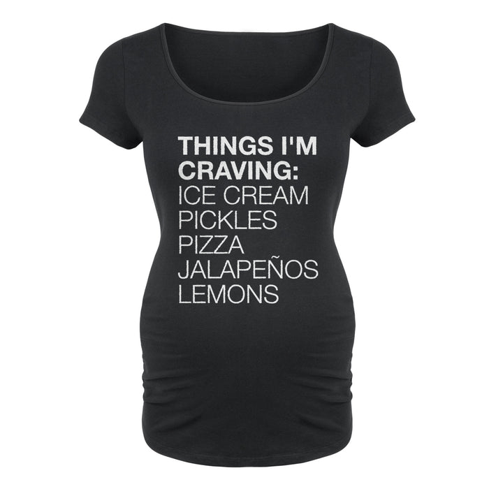 Things I'm Craving - Maternity Short Sleeve T-Shirt