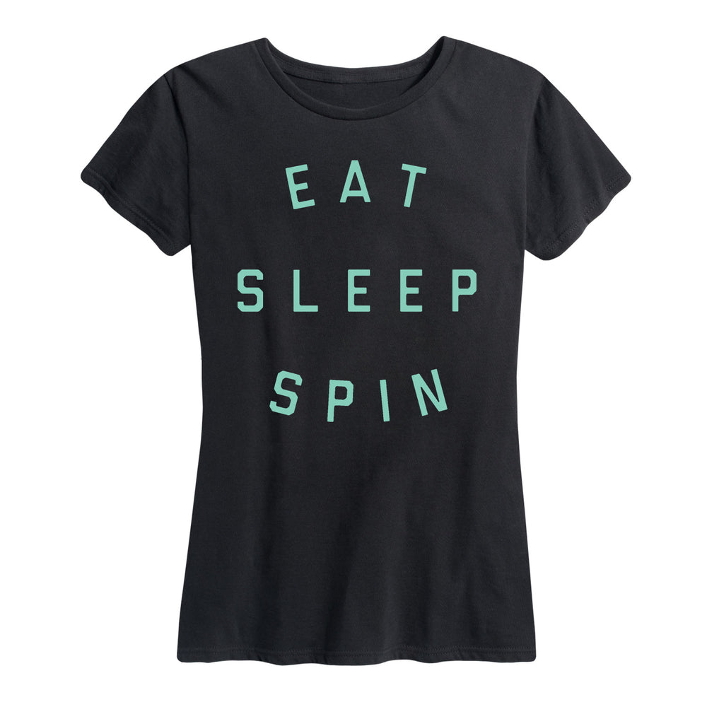 Eat Sleep Spin - Women's Short Sleeve T-Shirt