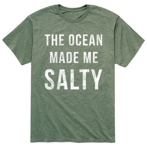 The Ocean Made Me Salty - Men's Short Sleeve T-Shirt