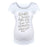 Twinkle Twinkle Little Star Metallic Silver - Maternity Short Sleeve T-Shirt