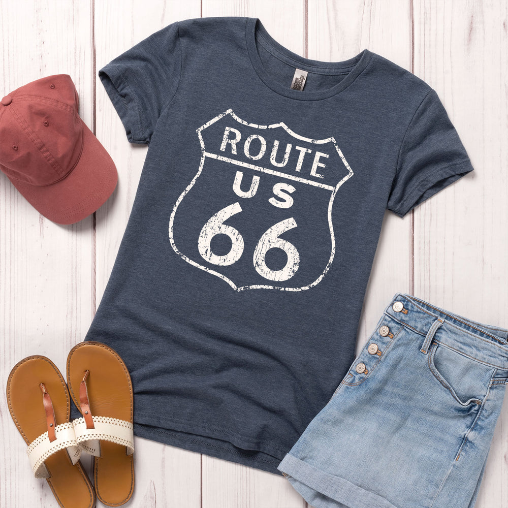Route 66 Sign Womens Tee