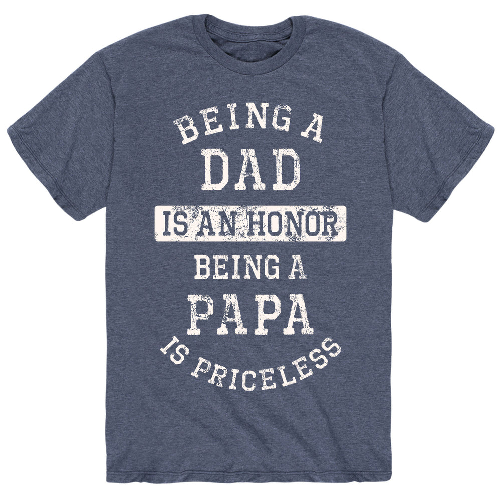 Being a Dad is an Honor - Men's Short Sleeve T-Shirt