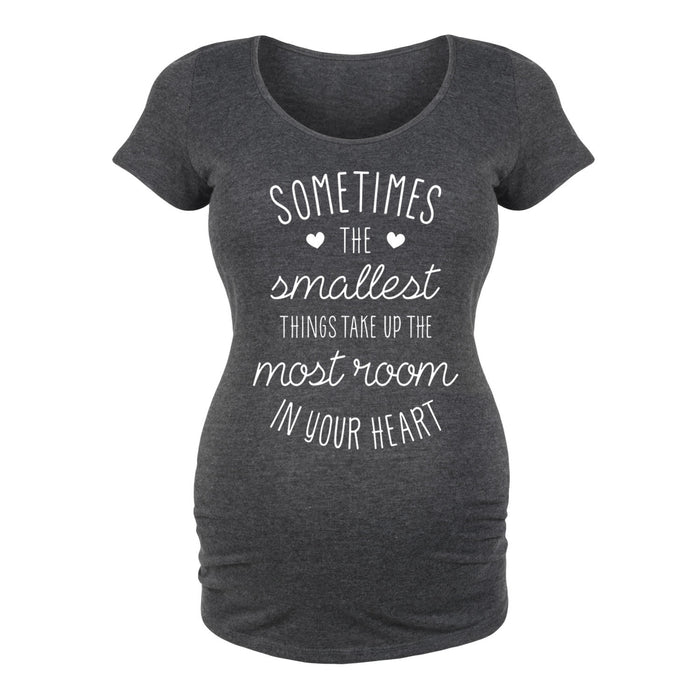 Sometimes The Smallest Things - Maternity Short Sleeve T-Shirt