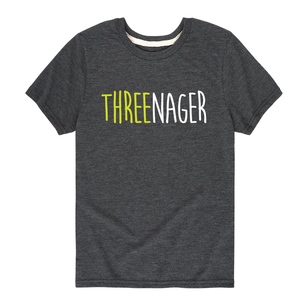 Threenager - Youth & Toddler Short Sleeve T-Shirt