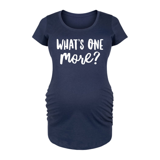 Whats One More - Maternity Scoop Neck Tee