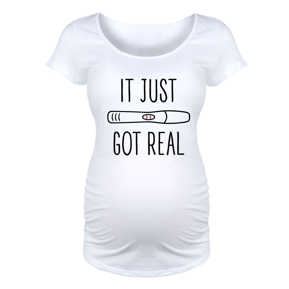 Pregnancy Test - Maternity Short Sleeve T-Shirt