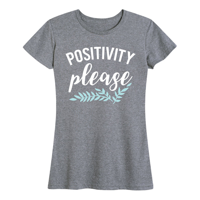 Positivity Please - Women's Short Sleeve T-Shirt