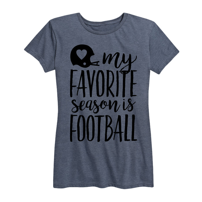 My Favorite Season Is Football - Women's Short Sleeve T-Shirt