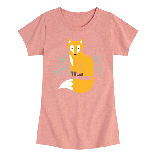 Fox Scene - Youth & Toddler Girls Short Sleeve T-Shirt