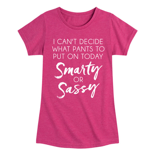 I Can't Decide What Pants To Put On - Youth & Toddler Girls Short Sleeve T-Shirt