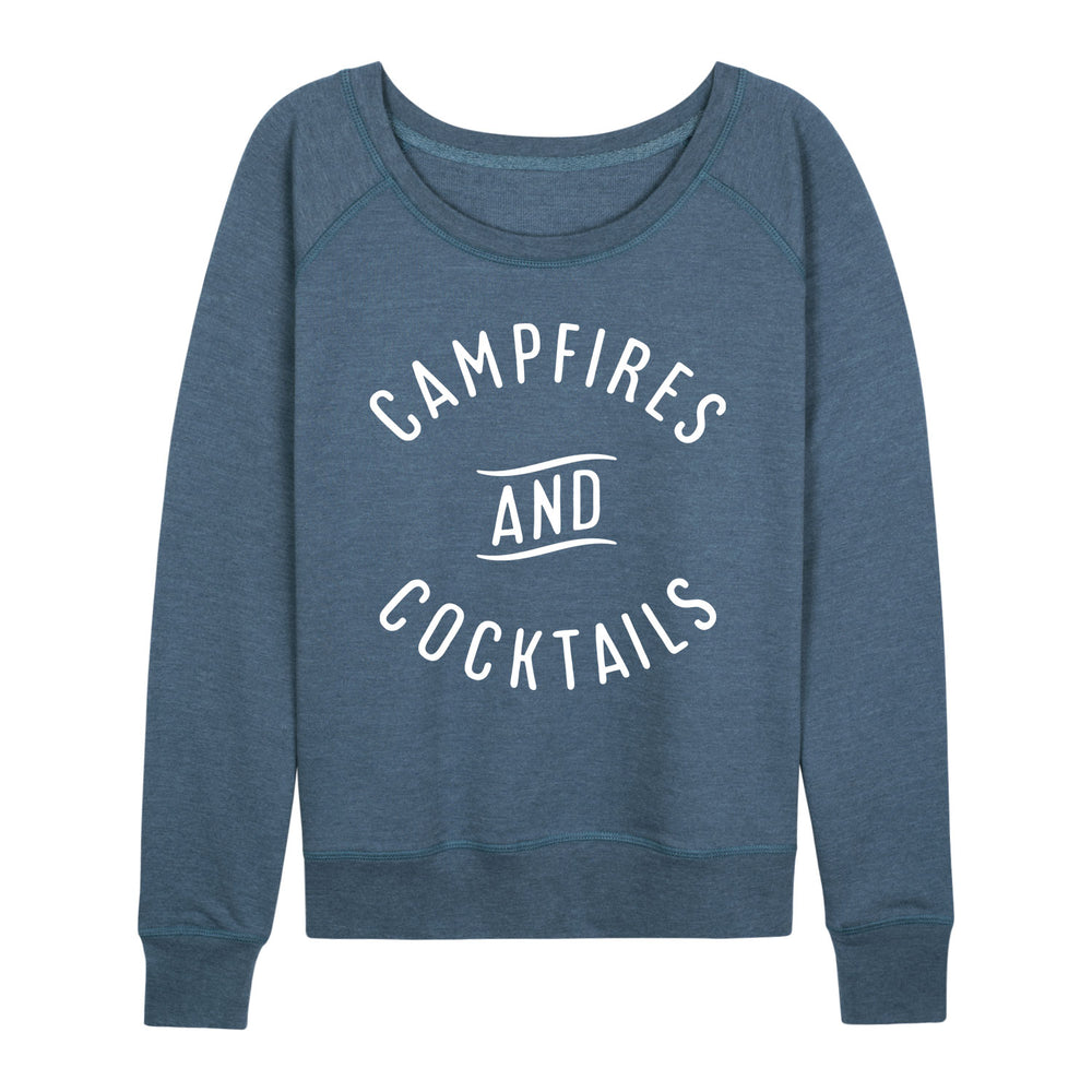 Campfires And Cocktails - Womens Slouchy