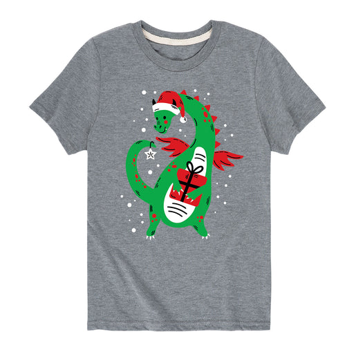 Christmas Dragon - Youth & Toddler Short Sleeve T-Shirt