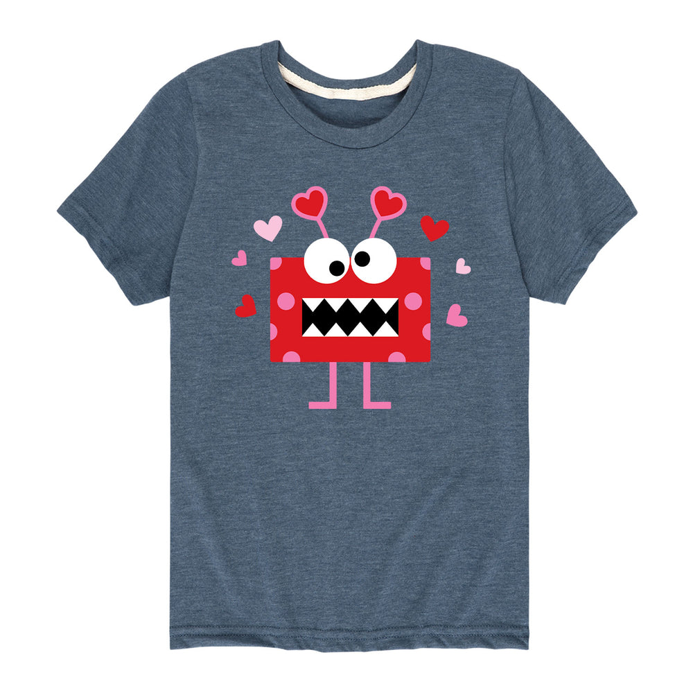 Valentine Monster - Youth & Toddler Short Sleeve T-Shirt