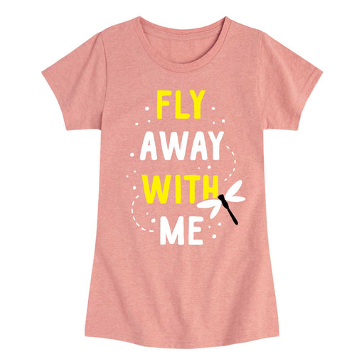 Fly Away - Youth & Toddler Girls Short Sleeve T-Shirt