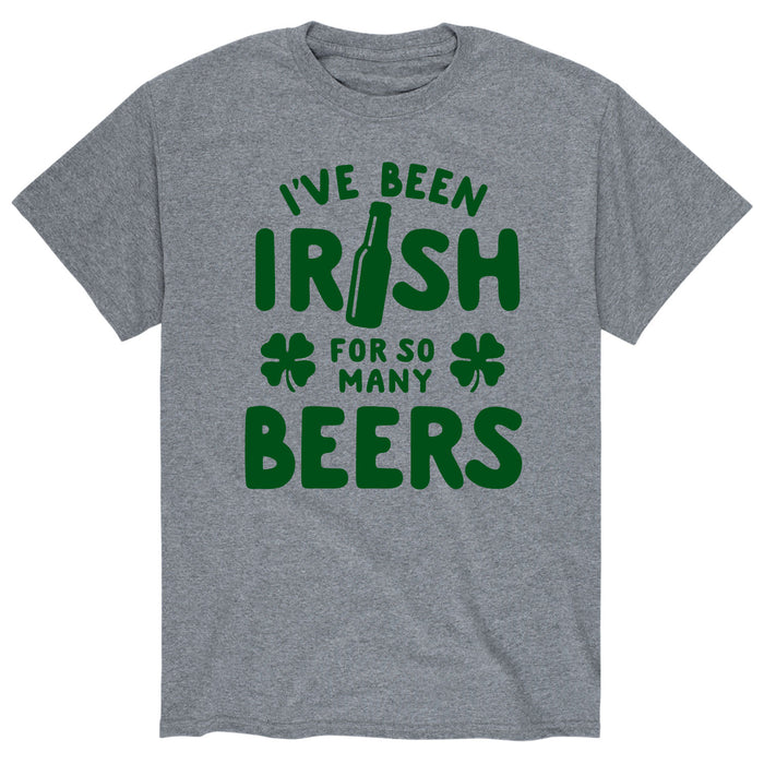 Irish for Many Beers - Men's Short Sleeve T-Shirt
