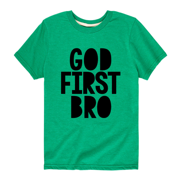 God First Bro - Youth & Toddler Short Sleeve T-Shirt