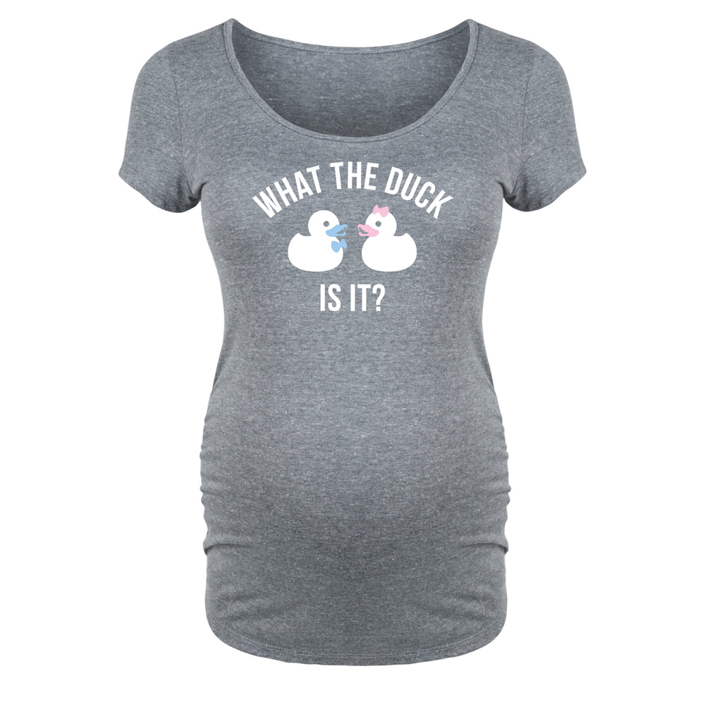 What The Duck Is It - Maternity Short Sleeve T-Shirt