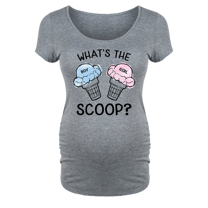 What's The Scoop - Maternity Short Sleeve T-Shirt