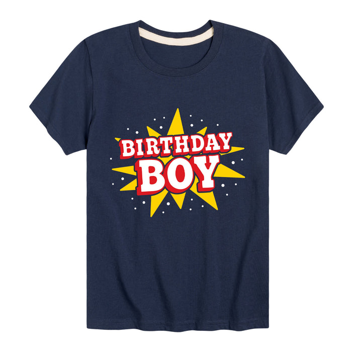 Birthday Boy Comic - Youth & Toddler Short Sleeve T-Shirt