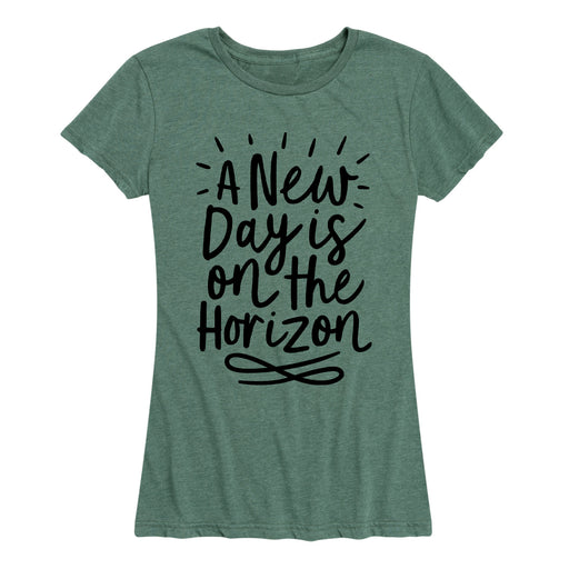 A New Day Is On The Horizon - Women's Short Sleeve T-Shirt