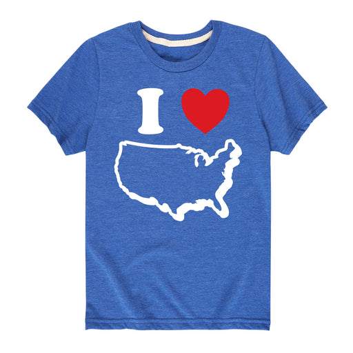 I Heart America - Youth & Toddler Short Sleeve T-Shirt