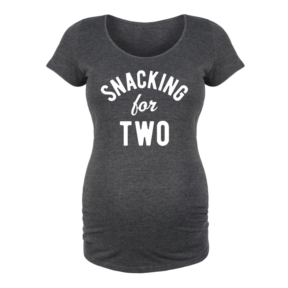 Snacking For Two - Maternity Short Sleeve T-Shirt