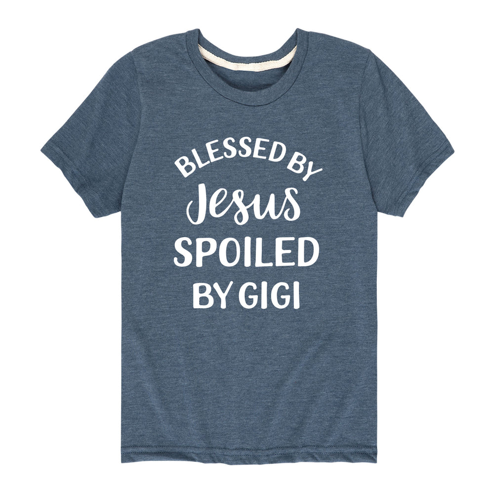 Blessed By Jesus, Gigi - Youth & Toddler Short Sleeve T-Shirt