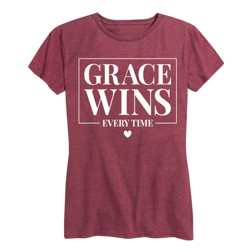 Grace Wins Every Time - Women's Short Sleeve T-Shirt
