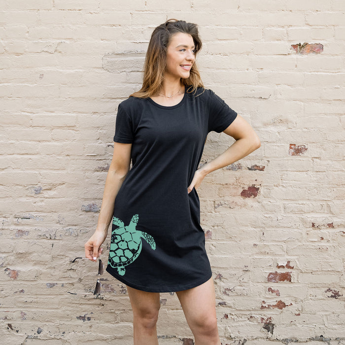 Turtle - Women's Short Sleeve Dress