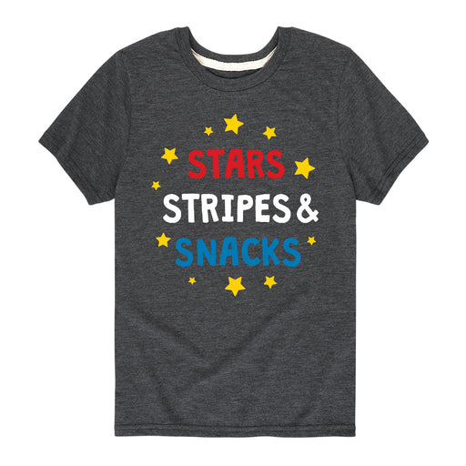 Stars Stripes Snacks - Youth & Toddler Short Sleeve T-Shirt